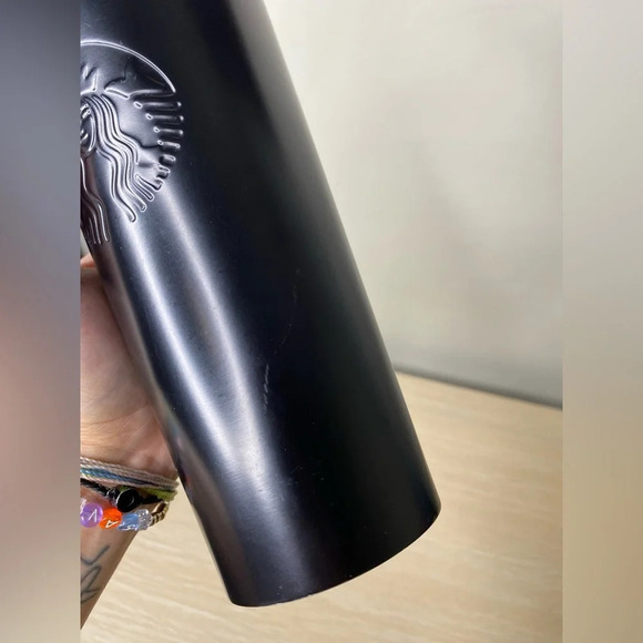 Starbucks Matte Black Stainless Steel Double Walled Ken Tumbler No Straw 24 oz - Picture 8 of 12